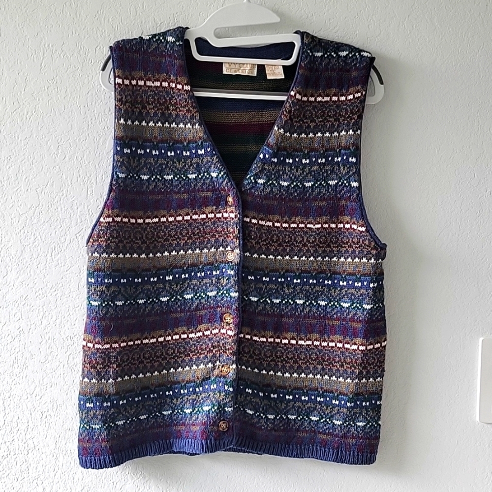 Ivy club sweater vest women's large